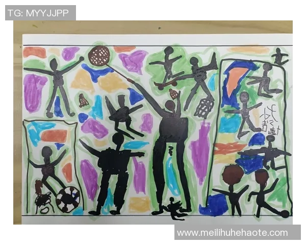 儿童创意画展现足球明星风采的奇妙世界与无限想象力